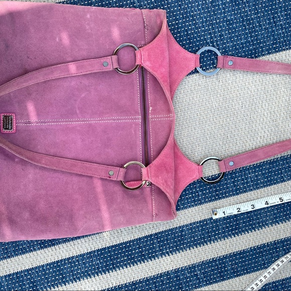 ❤️Large Guess Genuine Suede Boho Bag with fringe and special detail! - Picture 4 of 9